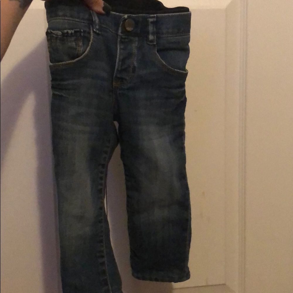Fleece lined jeans